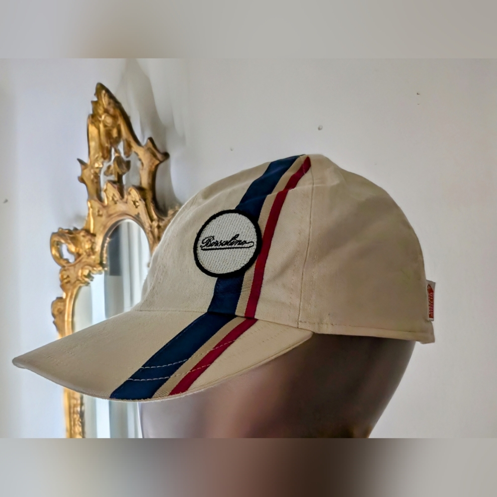 Borsalino Men Stripe Baseball Cap